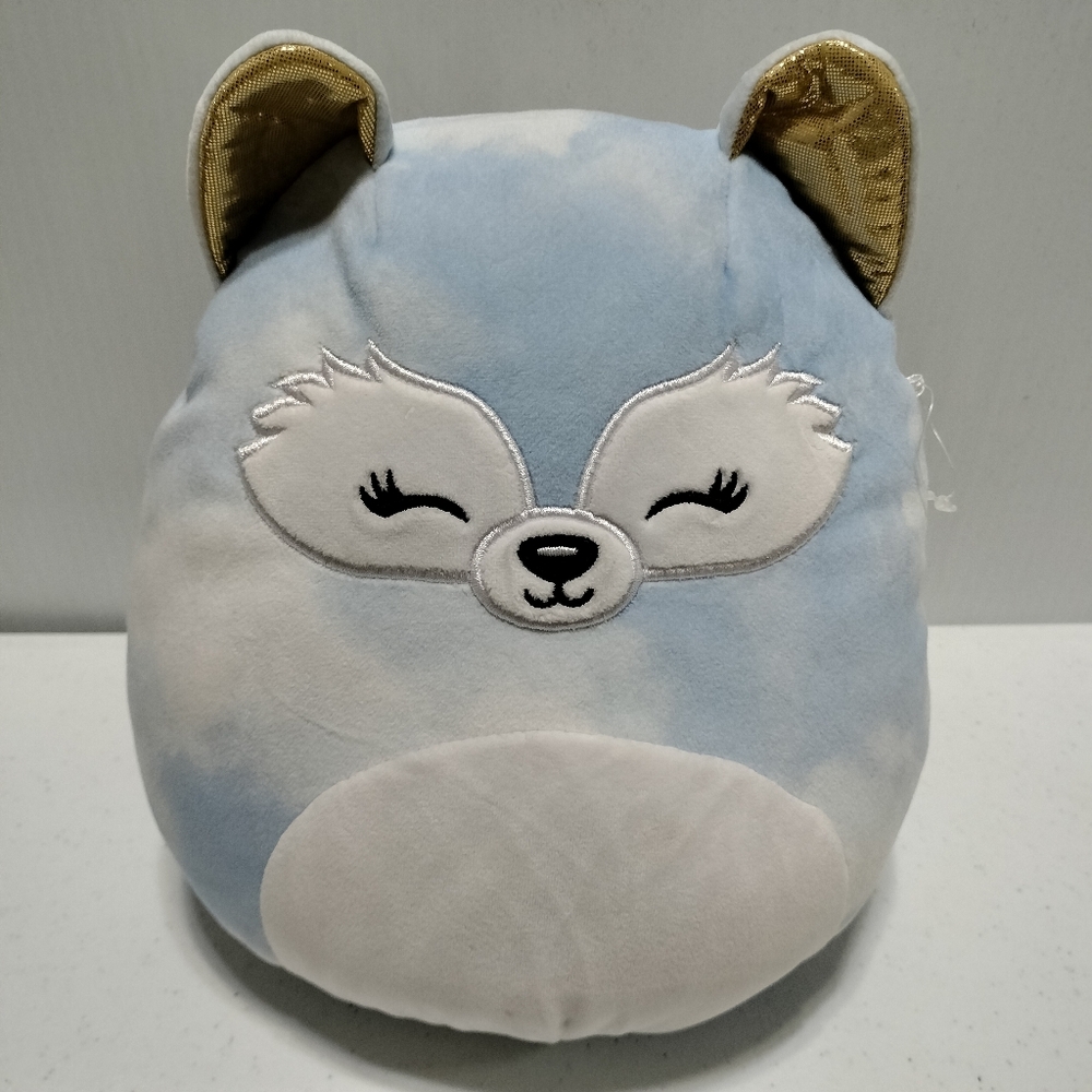 Melani The Blue Artic Fox Golden Ears 8" Squishmallow Plush Soft Stuff Toy